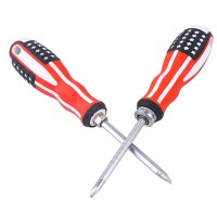 Factory price direct domestic American flag multi-function dual-use adjustable magnetic screwdriver