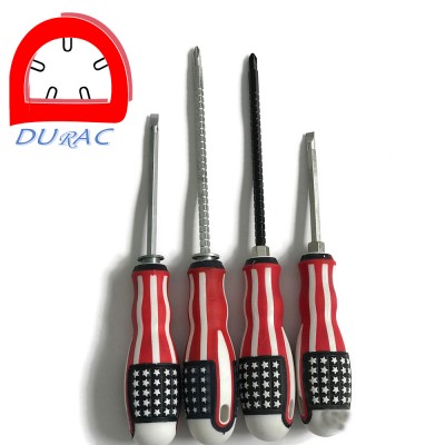 USA Screwdriver 2-in-One Combinations - Flat & Phillips Screwdriver Heads, Magnetic Tips, Heavy Duty Grip Home &ngth Screwdriver