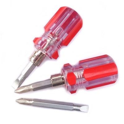 Short Distance Screwdriver CR-V Phillips and Slotted Screw Driver Mini Screwdriver Set Hand Tools