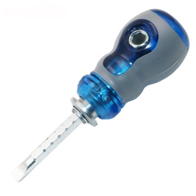 Short Distance Screwdriver Phillips and Slotted Screw Driver Mini Dual Multipurpose Scalable Screwdrivers With Magnetic Tip