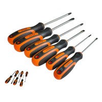 Hot sale ph0 ph2 slotted flat head CR-V Screwdriver magnetic tools screw driver